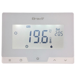 Cronotermostato Geca Green Gecapp 35282384 - Cronotermostato wifi touch  screen Geca Green- Cronotermostato programmabile con APP Mobile Geca  35282384