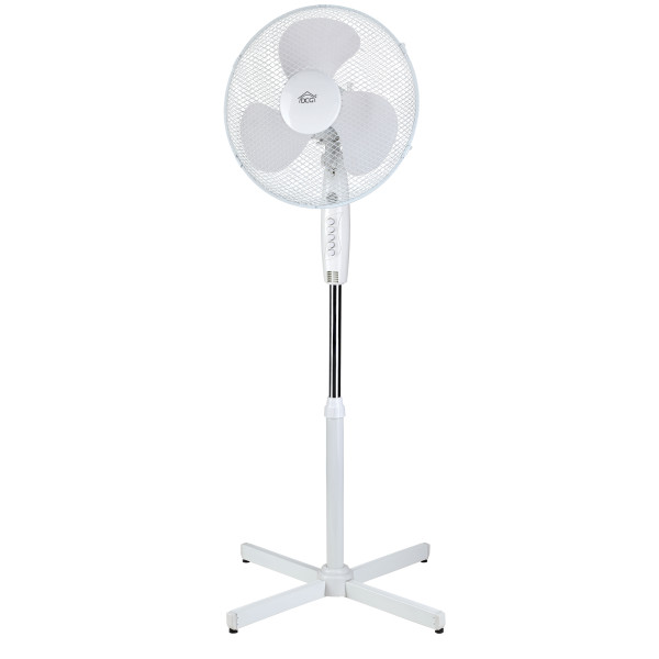 Ventilatore A Colonna Oscillante 122cm Diametro 40cm Colore Bianco DCG  VE1625