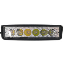 4x 18W Led Riflettore LED Faro Lampada Supplementare Profondità Per Auto  Fuoristrada 12V 6 LED