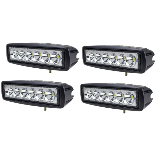 4x 18W Led Riflettore LED Faro Lampada Supplementare Profondità