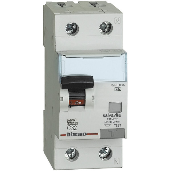 Interruttore Differenziale Magnetotermico Siemens 20A 1P+N 30MA 4,5KA  5SU1353