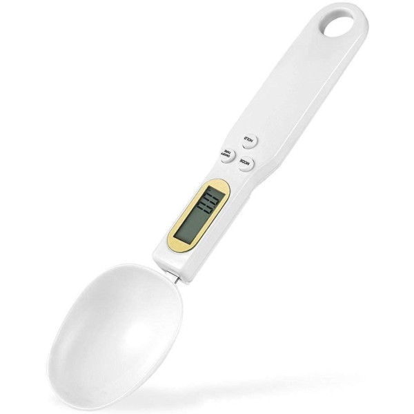 Cucchiaio di Misurazione Elettronico Regolabile Bilancia Digitale Pesa  1-500 g Cucchiaio da Cucina Digitale Grande Display LCD Misure Once Grammi  Carati Massimo 30 ml per Tè, Latte Caffè : : Casa e cucina