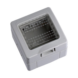 LIFKOME 6 Scatole Porta Medaglie E Distintivi - Custodia Singola In Plastica Con Velluto 6x5,3x3,5 Cm