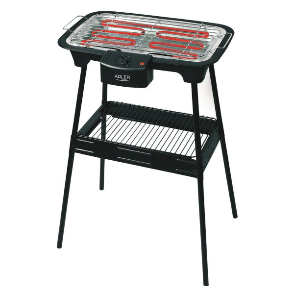 Grill elettrico con resistenza estraibile potenza max 2400W Adler ad_6602