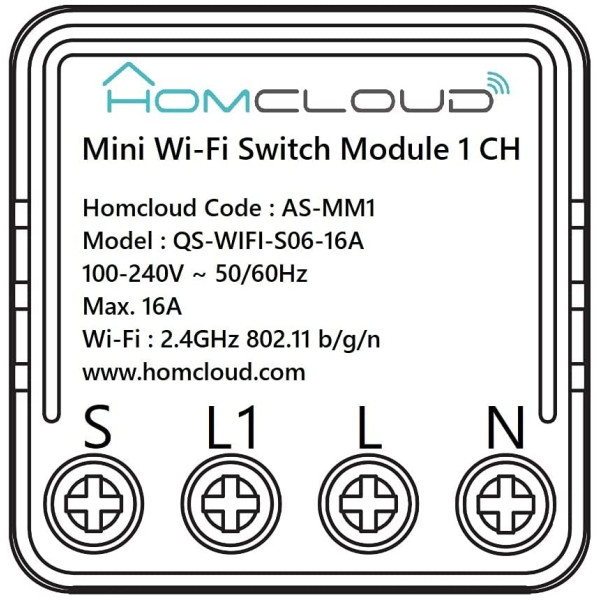 SmartLife Presa a muro - Wi-Fi - Misuratore di potenza - 3680 W