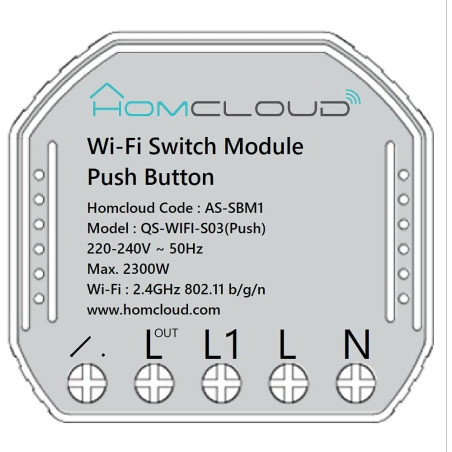 Homcloud Modulo Pulsante...