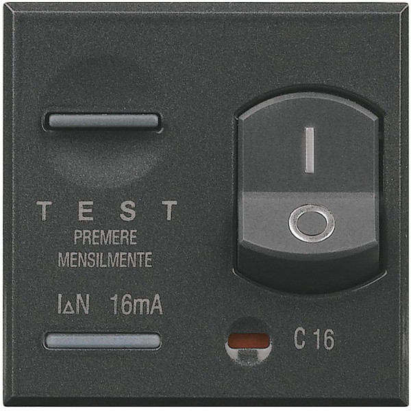 Interruttore magnetotermico differenziale 1P+N 16A Idn 10mA Axolute  HS4305/16