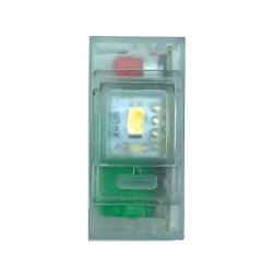 Lampada D'emergenza A LED 1 Modulo Keystone 50Lm 1W Autonomia 6h Con  Adattatore Vimar Plana Bianco