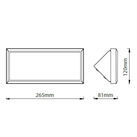 Lampada da muro Led SMD 12W...