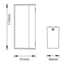 Lampada da muro Led SMD 9W...