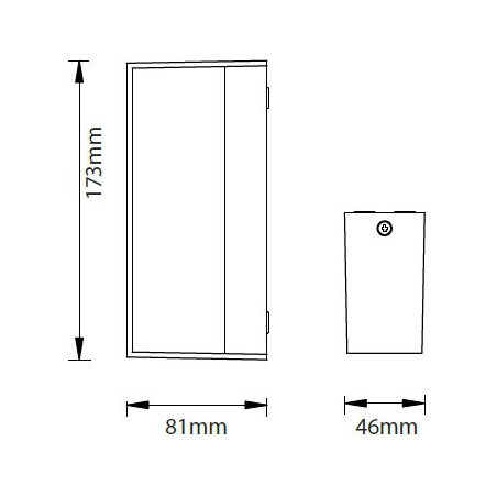 Lampada da muro Led SMD 9W...