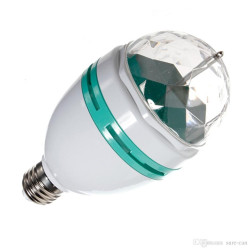 KIT 3 LAMPADINA LAMPADA LED RGB 3W MULTICOLOR TELECOMANDO LUCE COLOR E27  E14