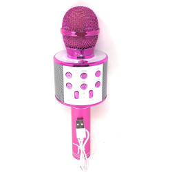 Microfono Karaoke Wireless Cambia Voce Microfono Senza Fili Bambini  Portatile Bluetooth Karaoke Player Multifunzione Microfono con Altoparlante  per