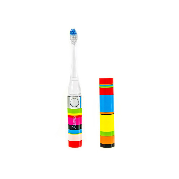 Spazzolino da denti per bambini con 2 testine di ricambio e custodia cr_2158