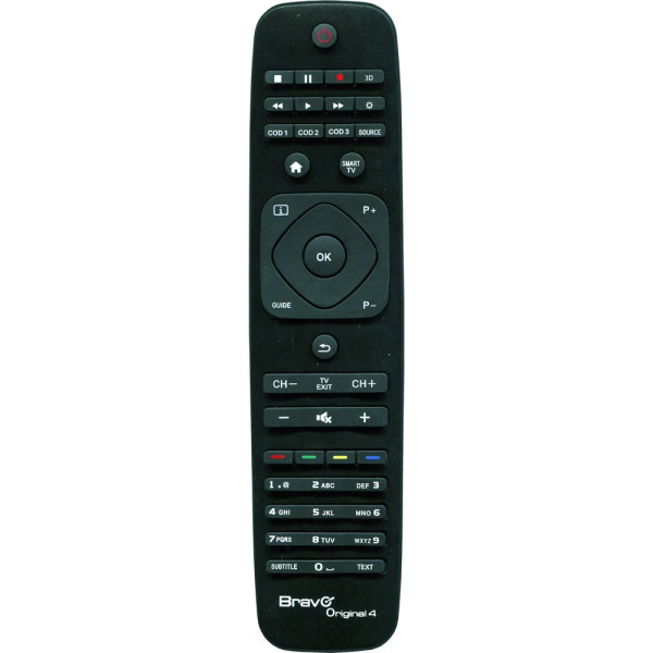 Telecomando Bravo Original 4 Per TV Philips Nero Garanzia 2 anni mod.  90202050