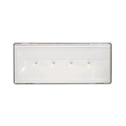 Lampada emergenza ricaricabile LED Beghelli 1499L, 11W, 3-6 ore di  autonomia, 130 Lumen, IP40, Installabile a parete o incasso