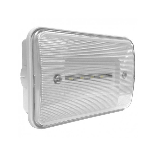 Lampada di emergenza portatile ricaricabile led 320 lm ovidea