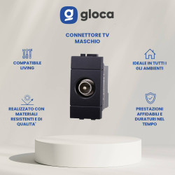 gloca Set 2 Connettori Tv...