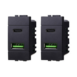 gloca Set 2 Prese USB 2 In...
