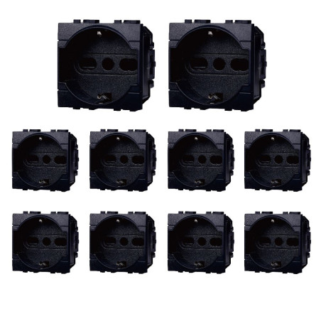 gloca Set 10 Prese Schuko...