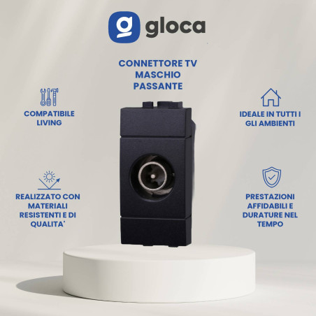 gloca Set 2 Connettori Tv...