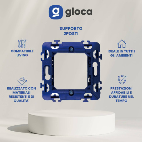 gloca Set 3 Supporti 2Posti...