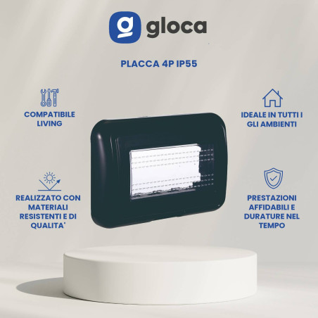 gloca Set 2 Custodie Nere...
