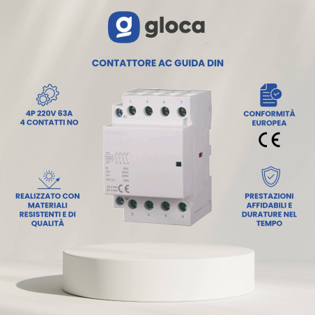 gloca Contattore AC Guida...
