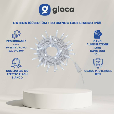 gloca Catena 100LED 10M...