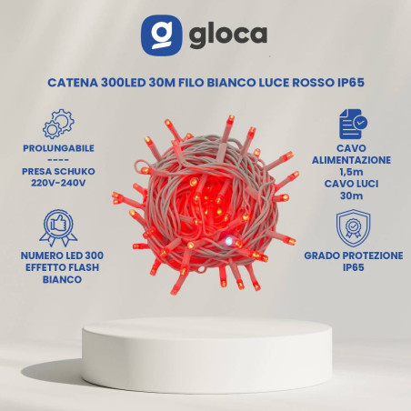 gloca Catena 300LED 30M...