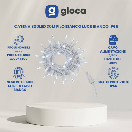 gloca Catena 300LED 30M...