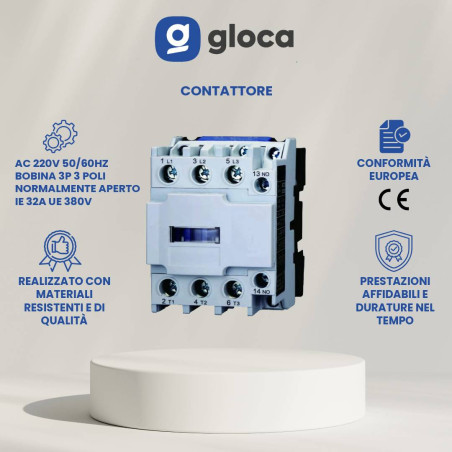 gloca Contattore AC 220V...