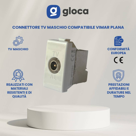 gloca Set 2 Connettori TV...