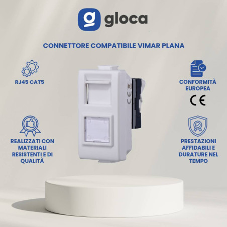 gloca Set 2 Connettori RJ45...