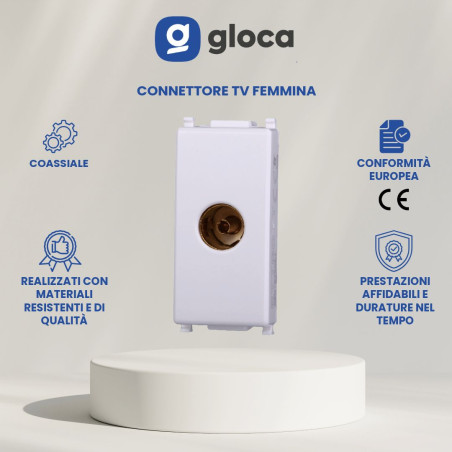 gloca Set 2 Connettori Tv...