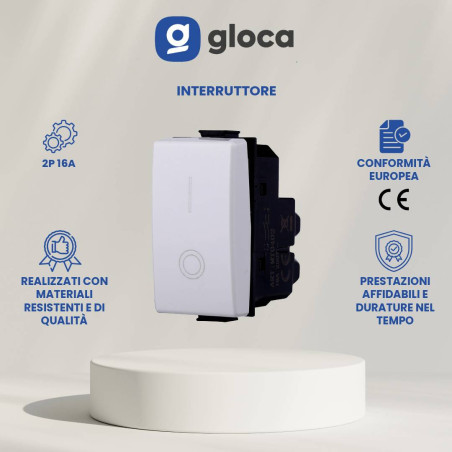 gloca Set 3 Interruttori 2P...