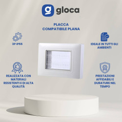 gloca Set 2 Placche 3P IP55...