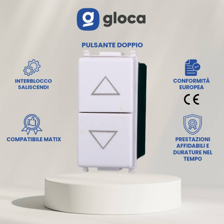 gloca Set 3 Pulsanti Doppi...