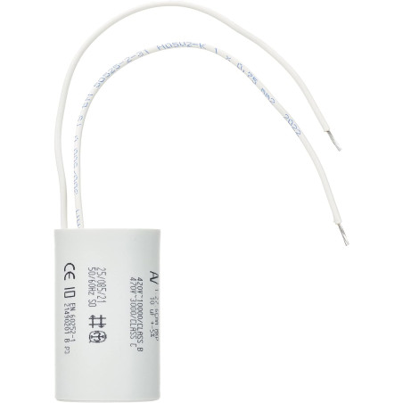 Condensatore F 10 Con Cavi...