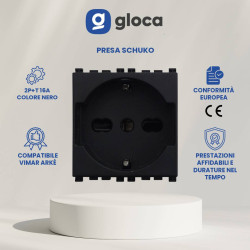 gloca Presa Schuko 2P+T 16A...