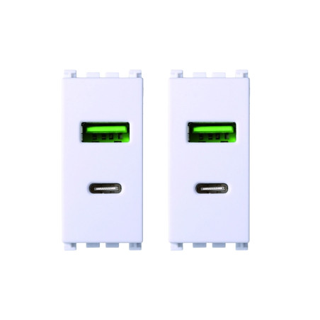 gloca Set 2 Prese USB 2 IN...