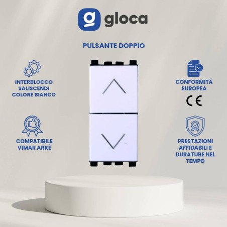gloca Set 3 Pulsanti Doppi...