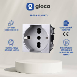 gloca Prese Schuko 2P+T 16A...