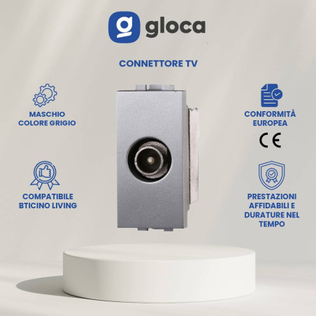 gloca Set 2 Connettori Tv...