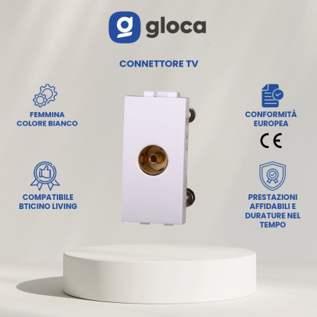 gloca Set 2 Connettori Tv...