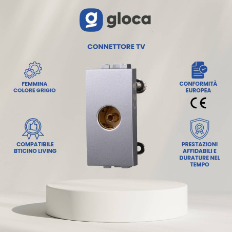 gloca Set 2 Connettori Tv...