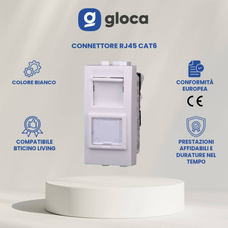 gloca Set 2 Connettore RJ45...