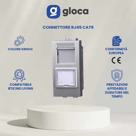 gloca Set 2 Connettore RJ45...