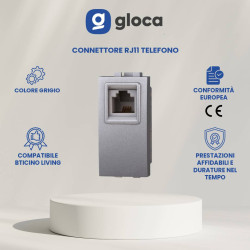 gloca Set 2 Connettori RJ11...