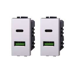 gloca Set 2 Prese USB 2 in...